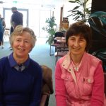 Anne & Maire at desk